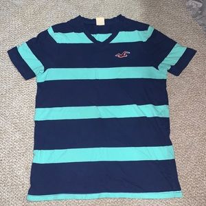 Blue striped Hollister tee